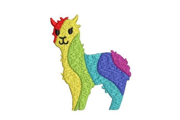 Alpaca: A Cheerful Embroidery Design