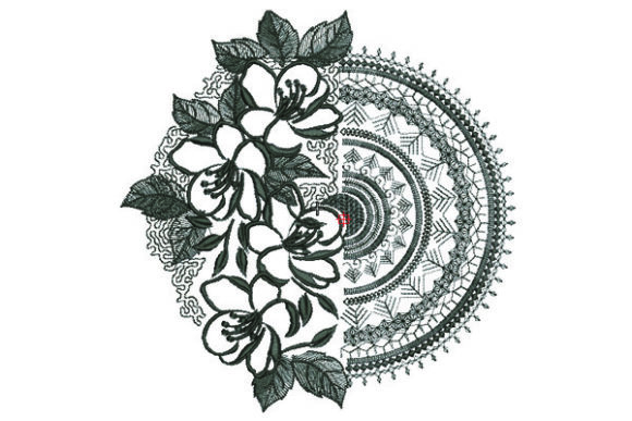 Floral Ornament Mandala Review for Business Merch