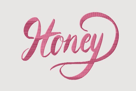 Honey: A Sweet Embroidery Design