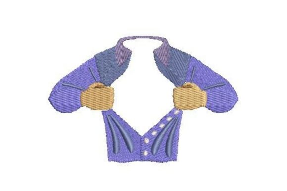 Superhero Shirt Embroidery Design